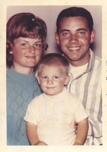 For a short time I was an only child.