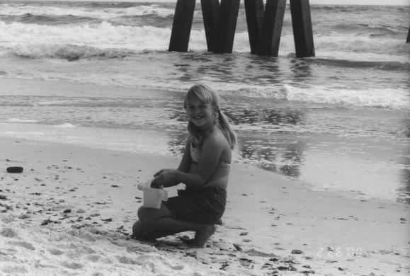 Beach girl.