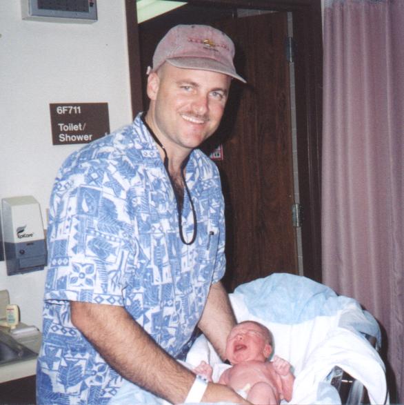 I actually got the day off for the birth!