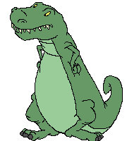 Max likes the T-Rex too.