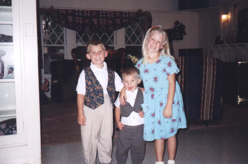All dressed up for church.
