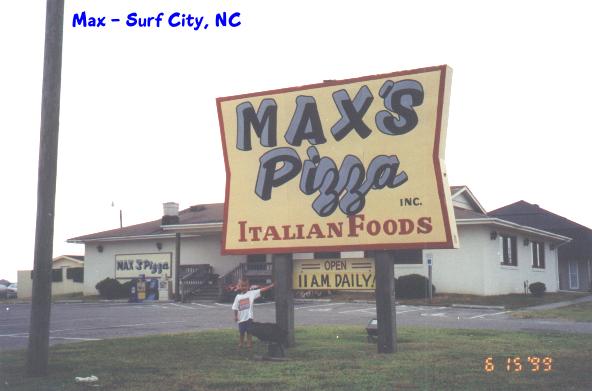 Max found his own pizza place.