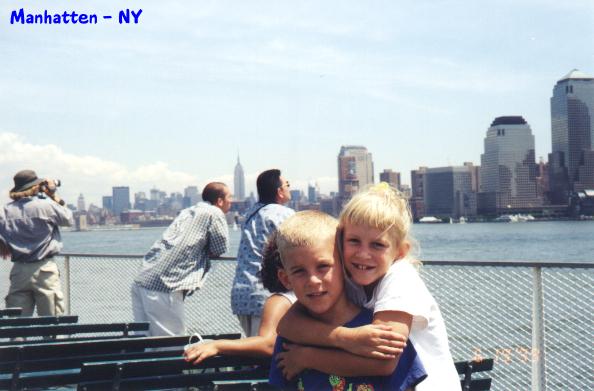 Manhatten skyline.