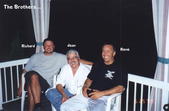 Cousins Richard, Jean & Rene.