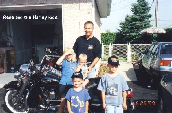 Rene and the Harley Kids.