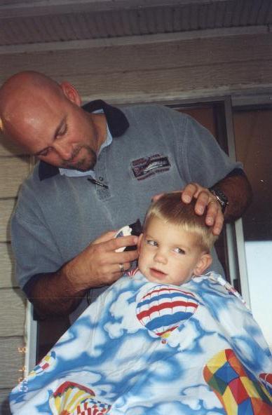 Just a little off the sides Dad.