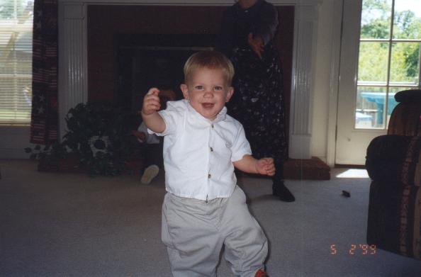 Sam Walking - May '99.