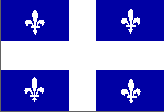 The Flag of Quebec.