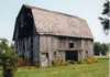 Remains of barn near Tonica, Illinois