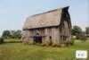 Remains of barn near Tonica, Illinois