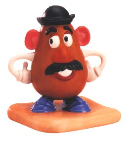 i am mr. potato head, frequent my side of the jar