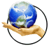 hand holding earth