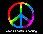 Peace on earth is coming