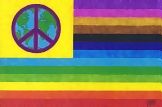 colorful peace flag