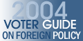 Where do the 2004 candidates stand on peace issues?