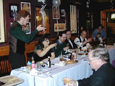the toast