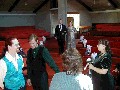 down the aisle