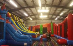 Picture of slide bouncy houses