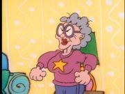 "I do a hundred sit-ups every morning; my belly's hard as a rock. C'mon! Hit me right here! Give me your best shot."