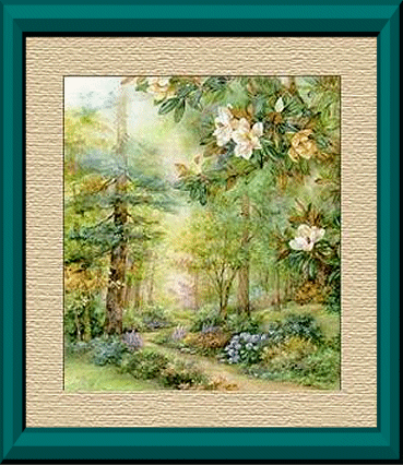 Magnolia Path Painting