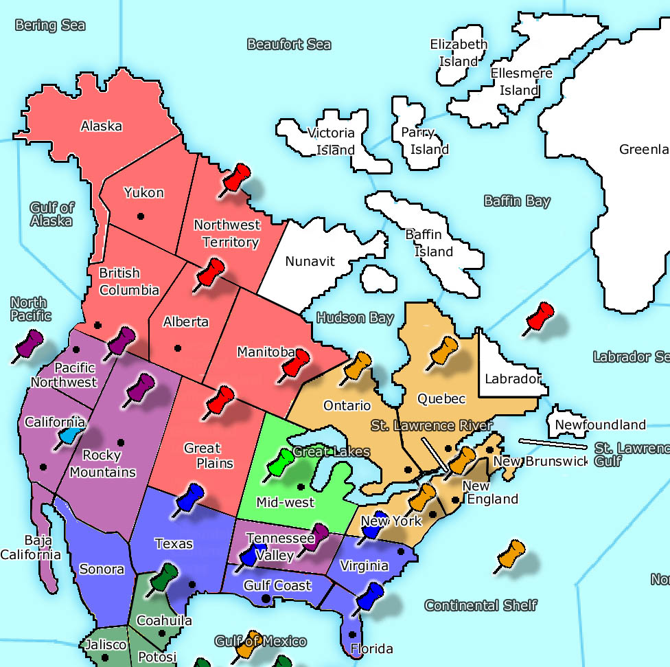 Conquer World Map Page