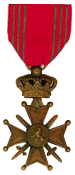 Belgian Croix de Guerre Medal / 1941 - 1945