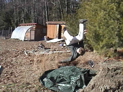 A front flip