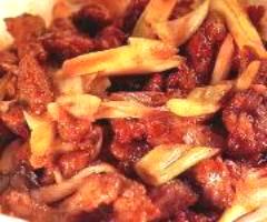 Shredded Beef Tenderloin In Beijing Style Sauce