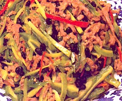 Stir Fry Beef With Bitter Gourd