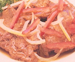 Steak Fillet In Tomato Sauce