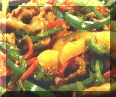 Fry Chicken Shred With Mango