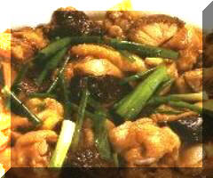 Steam Chicken With Black Mushroom