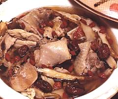 Chicken Wine in Clay Pot
