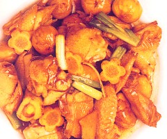 Braised Chicken With Chestnuts