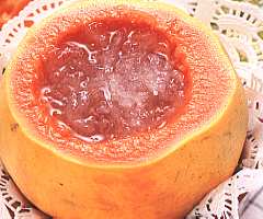 Stewed Papaya With Swallow's Nest