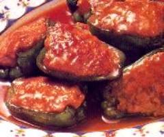 Stuffed Green Pepper With Doufu
