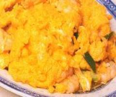 Stir Fry Egg with Shrimps