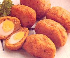 Quail Eggs With Minced Fish