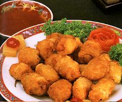 Deep Fried Meat Roll In Sweet And Sour Sauce