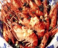 Bake Prawns With Garlic