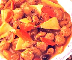 Stew Sea Cucumber With Meat Ball
