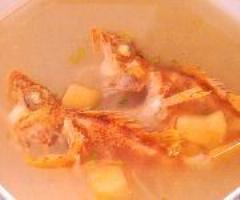 Cabrillas Soup With Apple