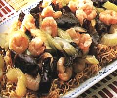 Fried Noodle With Shrimps