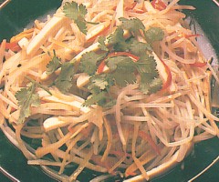 Green Bean Sprouts With White Bean Curd Cheese Sauce