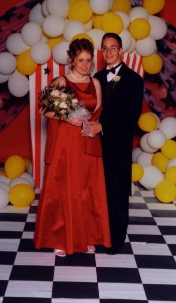 me and jared at prom