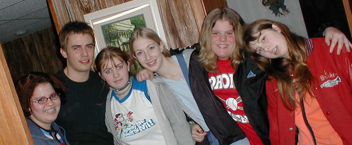emily, chris, me, michelle, amanda and brooke