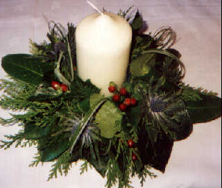 Candle Table Display