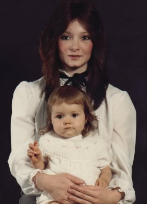 Me with my mom when I was about 1 or 2 years old