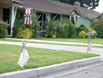 Old flag, New flag, Kitsch flag, Curb flag&nbsp;&nbsp;&nbsp; (if you look at the big version you'll see the curb painted)