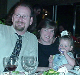 Sean, Jodi & Alex at Erin & Bora's engagement dinner